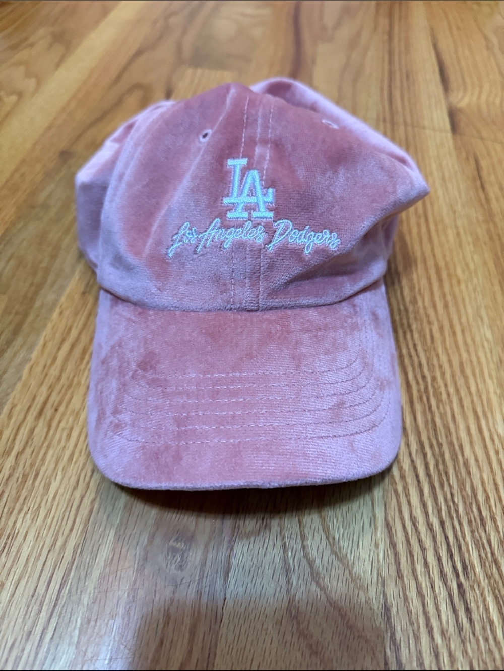 47 Brand Kids Los Angeles Dodgers Velvet Cap - Dusty Pink